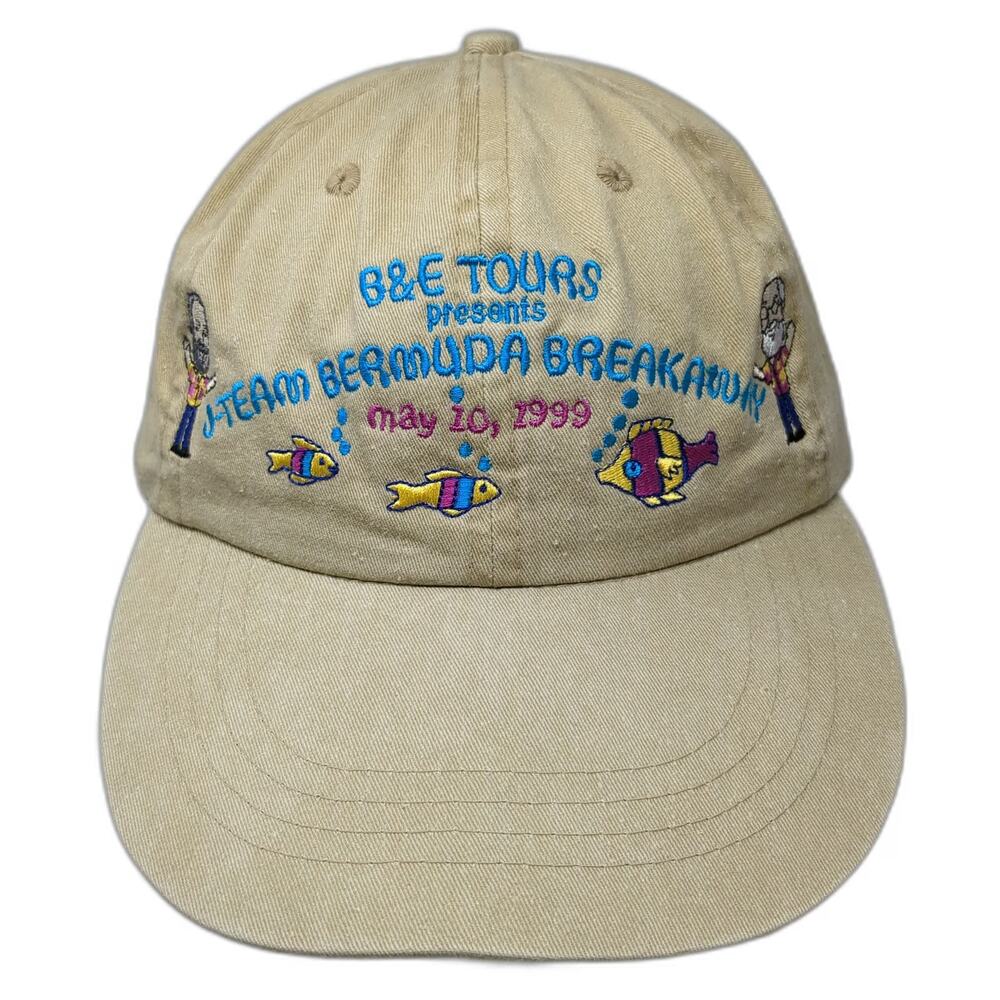 Nissin Cap Baseball Cap Beige One Size Jordan's Furniture Bermuda Breakaway Hat